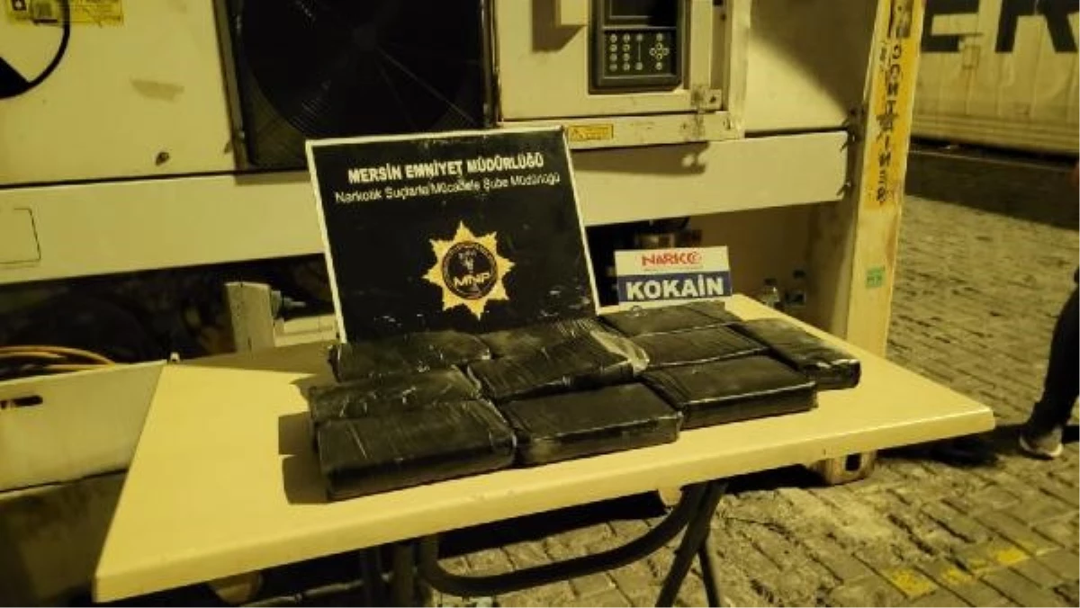 Mersin Limanı\'nda Muz Yüklü Konteynerde 11 Kilogram Kokain Ele Geçirildi