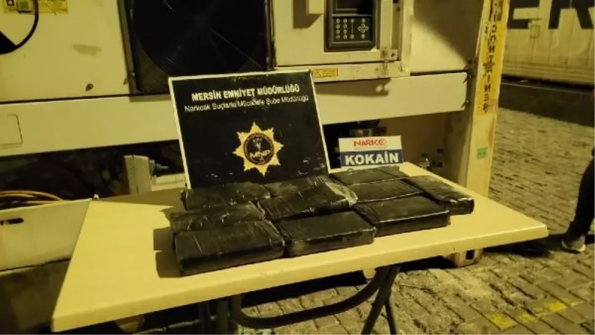 Mersin Limanı'nda Muz Yüklü Konteynerde 11 Kilogram Kokain Ele Geçirildi