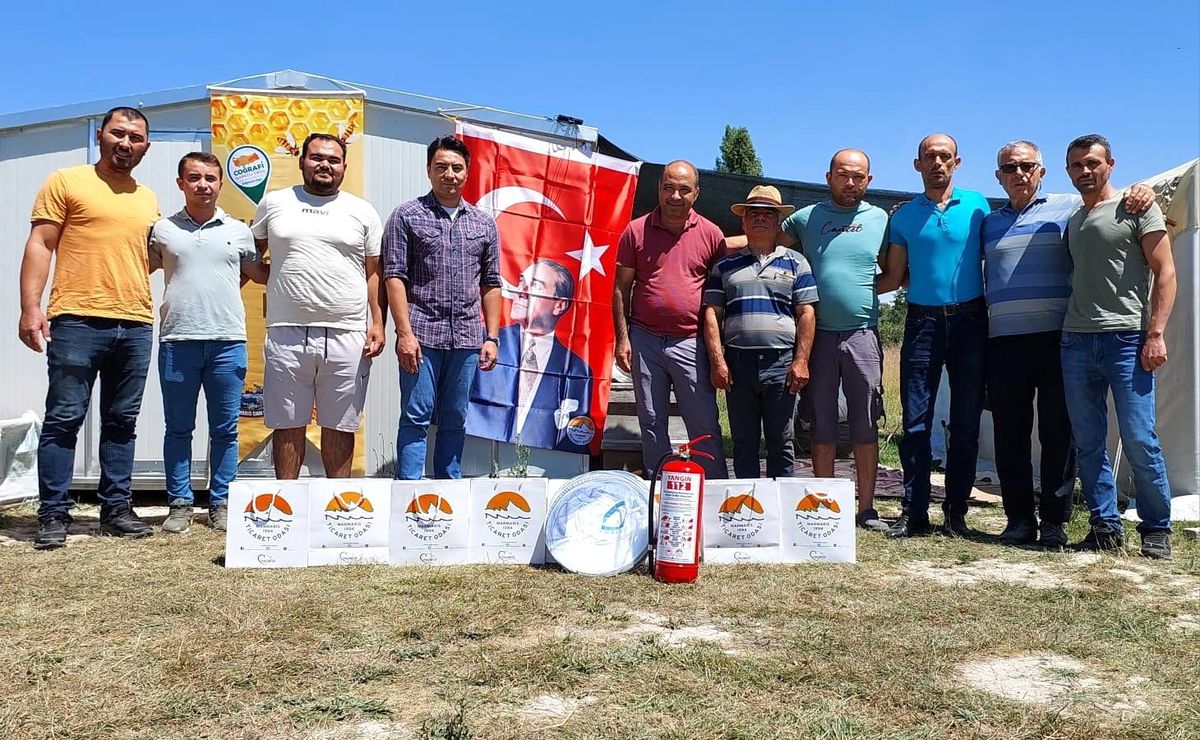 Marmaris\'teki arıcılara ziyaret gerçekleştirildi