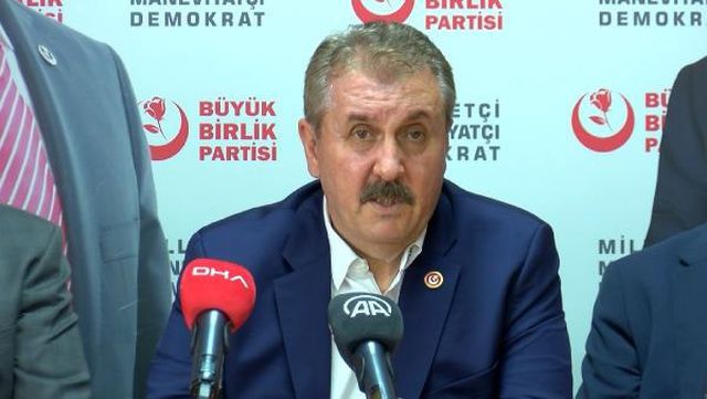 BBP Genel Başkanı Destici: Kimin mal varlığı fazlaysa o daha fazla vergi ödemeli BBP Genel Başkanı Destici: Kimin mal varlığı fazlaysa o daha fazla vergi ödemeli