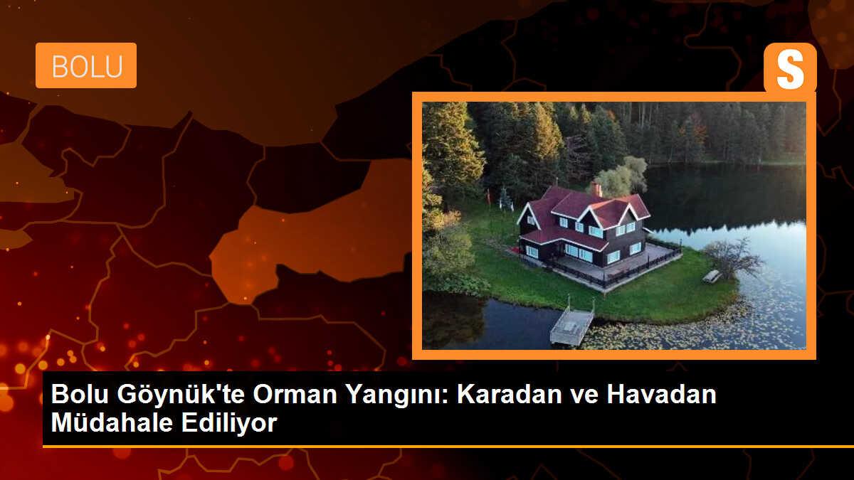 Bolu Göynük\'te Orman Yangını: Karadan ve Havadan Müdahale Ediliyor
