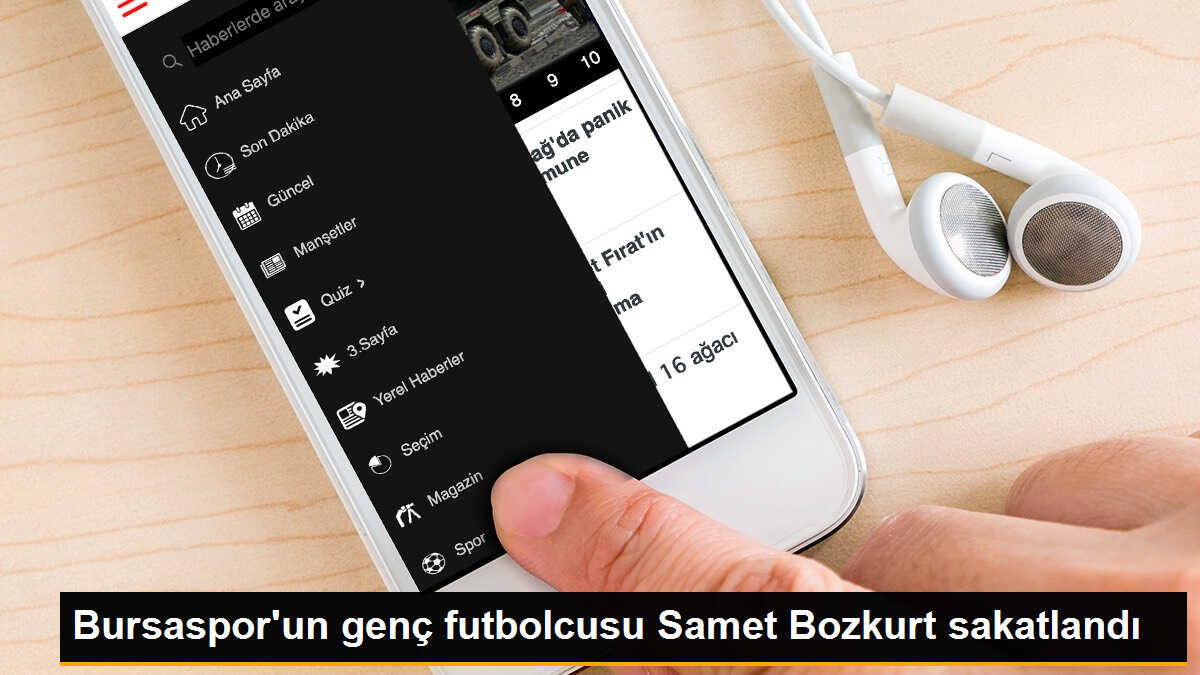 Bursaspor\'un genç futbolcusu Samet Bozkurt sakatlandı
