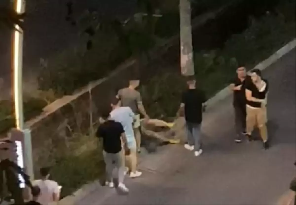 Tarsus'ta cep telefonuyla kaydedilen kavga