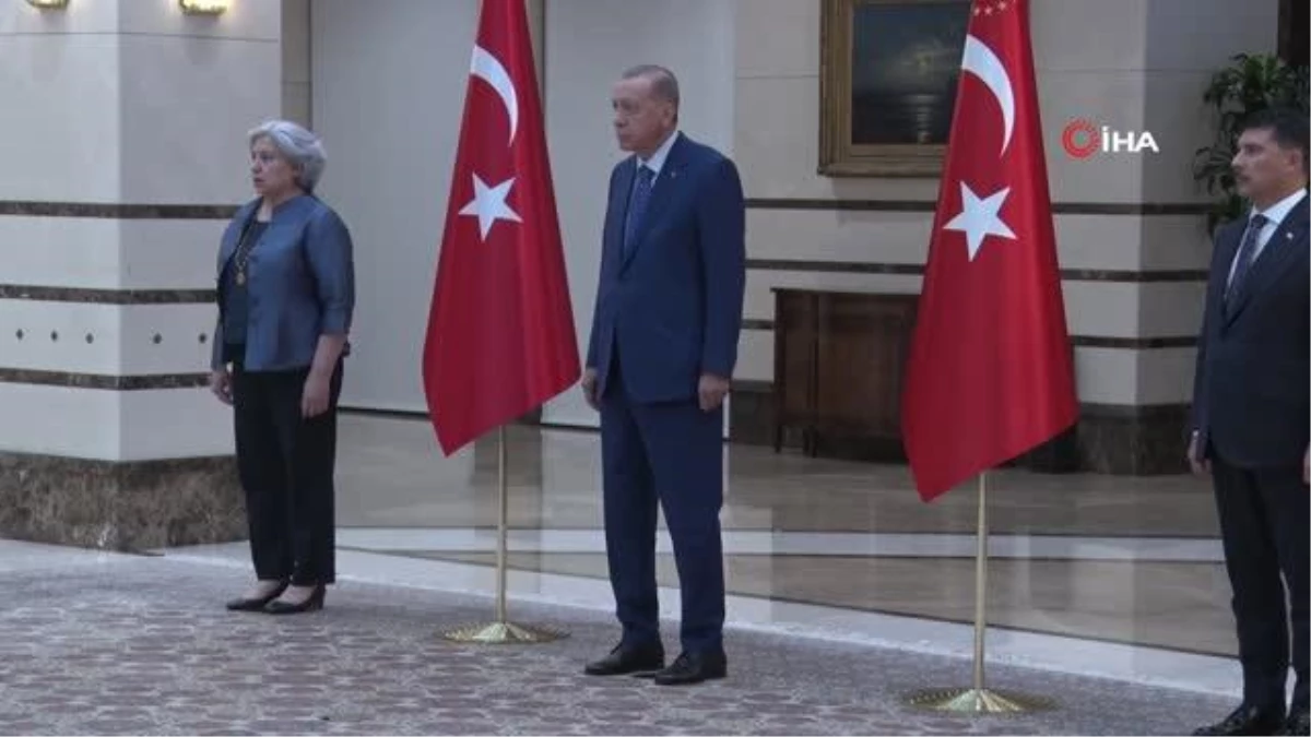Cumhurbaşkanı Erdoğan, Cezayir Büyükelçisi Amar Belani\'yi kabul etti