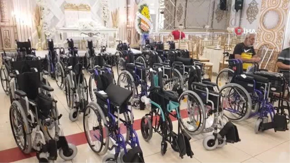 Engelliler Yeni Tekerlekli Sandalyelerine Kavuştu