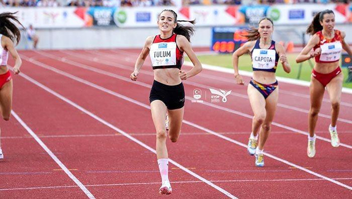 Eskişehirli Atlet Eda Nur Tulum Avrupa Gençlik Olimpik Yaz Festivali\'nde Gümüş Madalya Kazandı