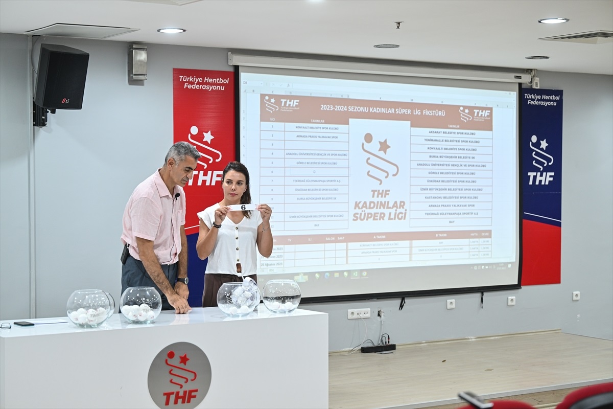 Hentbol Kadın ve Erkekler Süper Lig\'de 2023-2024 Sezonu Fikstür Çekimi Yapıldı