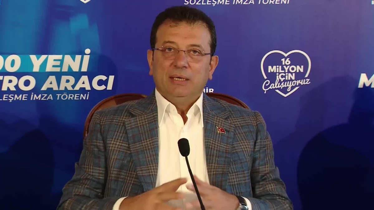 İmamoğlu: "Yıllık Metro Üretme Hızımız Rekora Doğru Gidiyor. 2025 Sonunda 100 Kilometreyi Bulan Üretimi İstanbullulara Kazandırmış Olacağız"