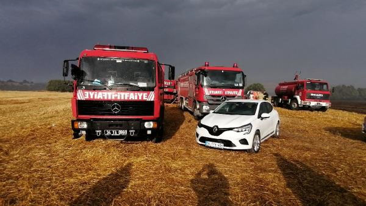 Silivri\'de orman yangını-1