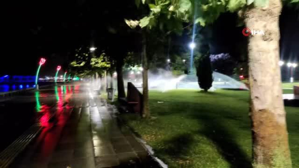 Son 23 yılın en sıcak gününden sonra fırtına etkili oldu