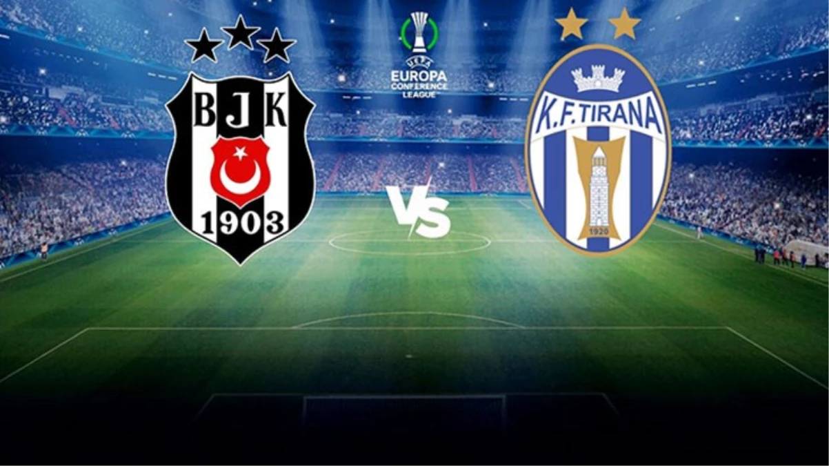 Beşiktaş-Tirana maçının ilk 11\'leri açıklandı! İki önemli isim kadroda yer almadı
