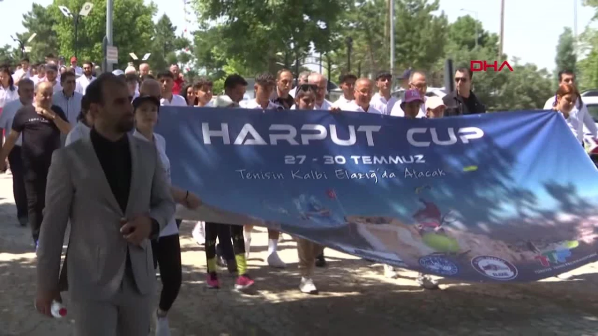 Elazığ\'da ilk kez düzenlenen Harput Kupası Tenis Turnuvası başladı