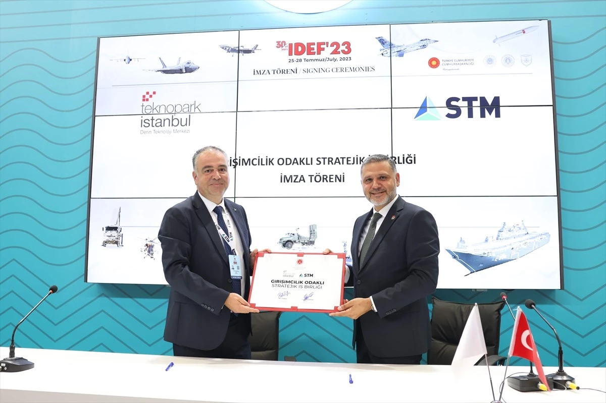 Teknopark İstanbul, IDEF Fuarı\'nda 5 şirketle iş birlikleri imzaladı