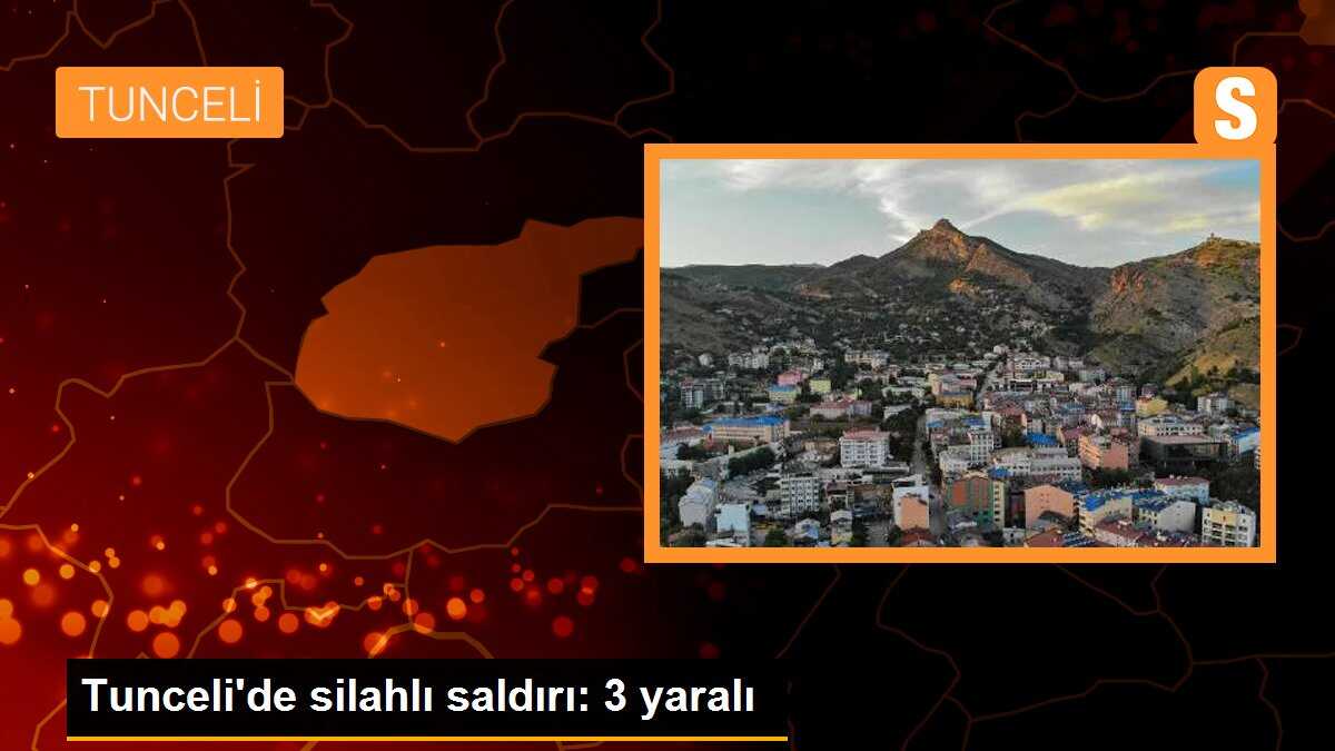 Tunceli\'de silahlı saldırı: 3 yaralı