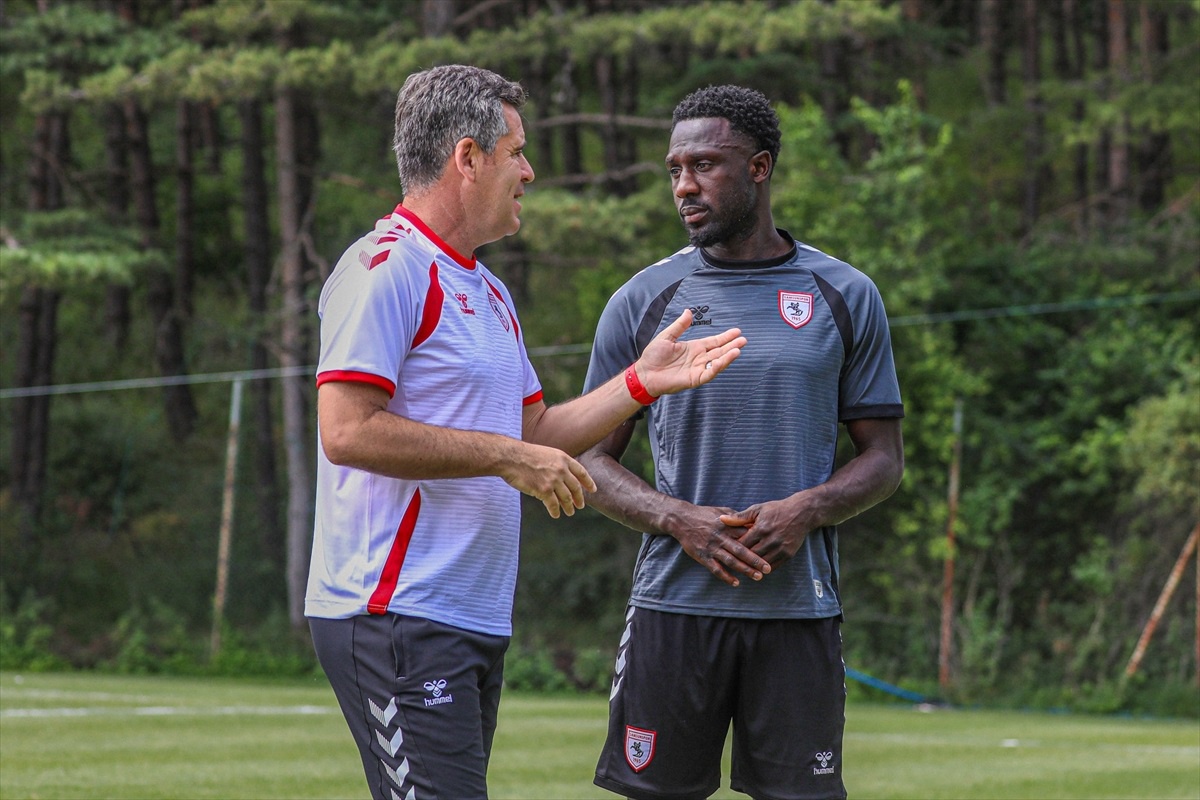 Yılport Samsunspor, Bolu\'da antrenmanlarını sürdürdü