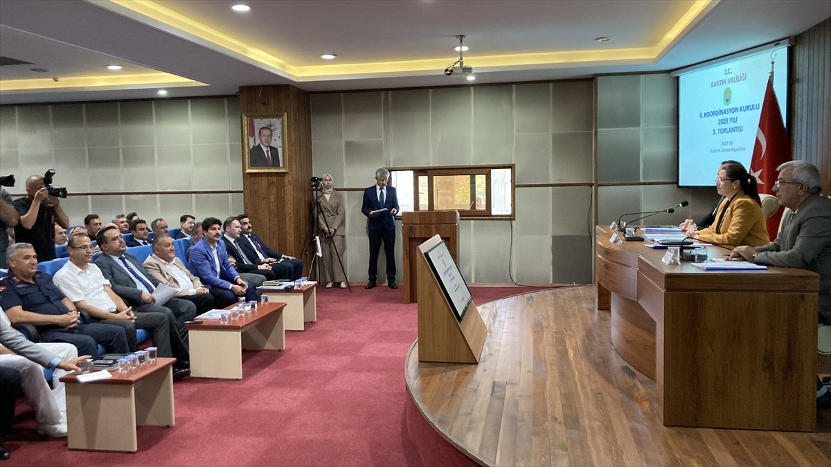 Bartın\'da İl Koordinasyon Kurulu Toplantısı Gerçekleştirildi