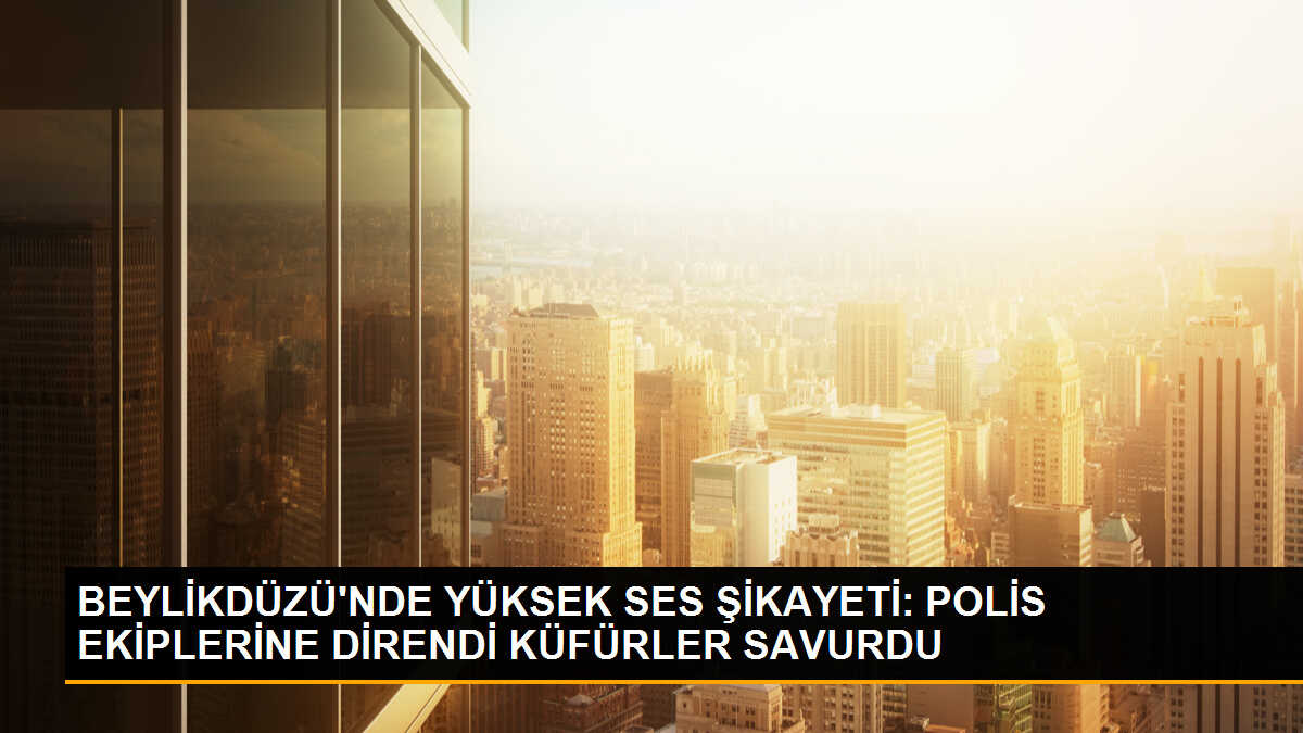 Beylikdüzü\'nde Müzik Dinleyen Çift Tartıştığı Zabıta ve Polis Ekipleriyle Arbede Yaşadı