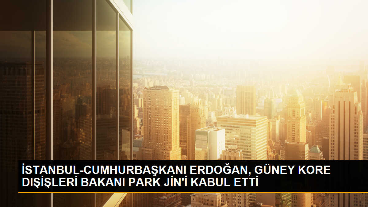 Cumhurbaşkanı Erdoğan, Güney Kore Dışişleri Bakanı Park Jin\'i Kabul Etti