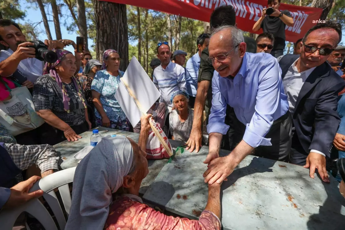 Kılıçdaroğlu, Akbelen Ormanı\'ndaki ağaç kesimine karşı dayanışma ziyaretinde bulundu