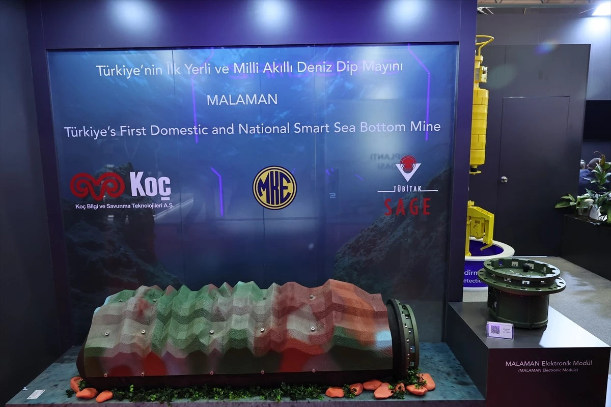 Türkiye\'nin ilk yerli ve milli akıllı deniz dip mayını MALAMAN seri üretime hazır
