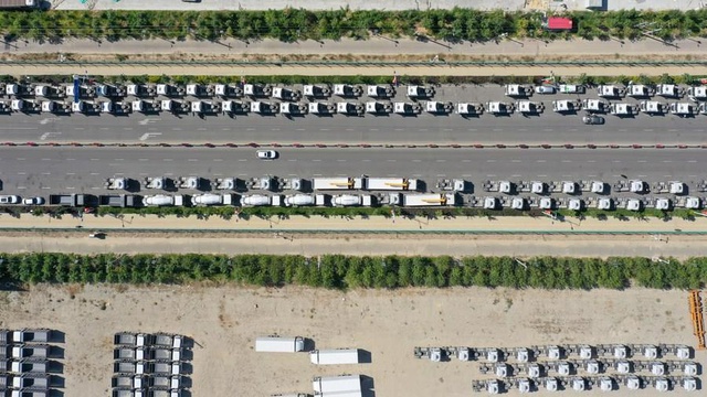 Xinjiang'daki Horgos Limanı Yerli Otomobil İhracatında Artış Kaydetti