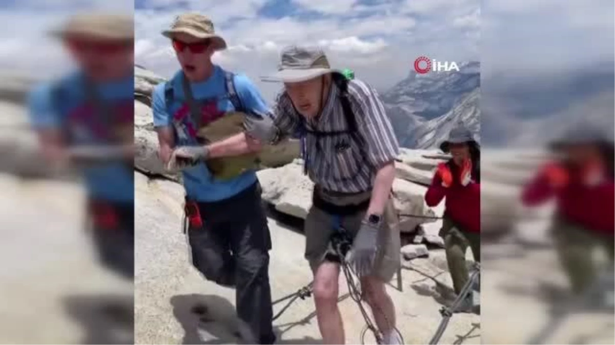 93 yaşındaki ABD\'li 8 bin 800 feet yüksekliğindeki tepeye çıktı