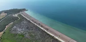 Beyşehir Gölü, Orta Anadolu'yu serinletiyor