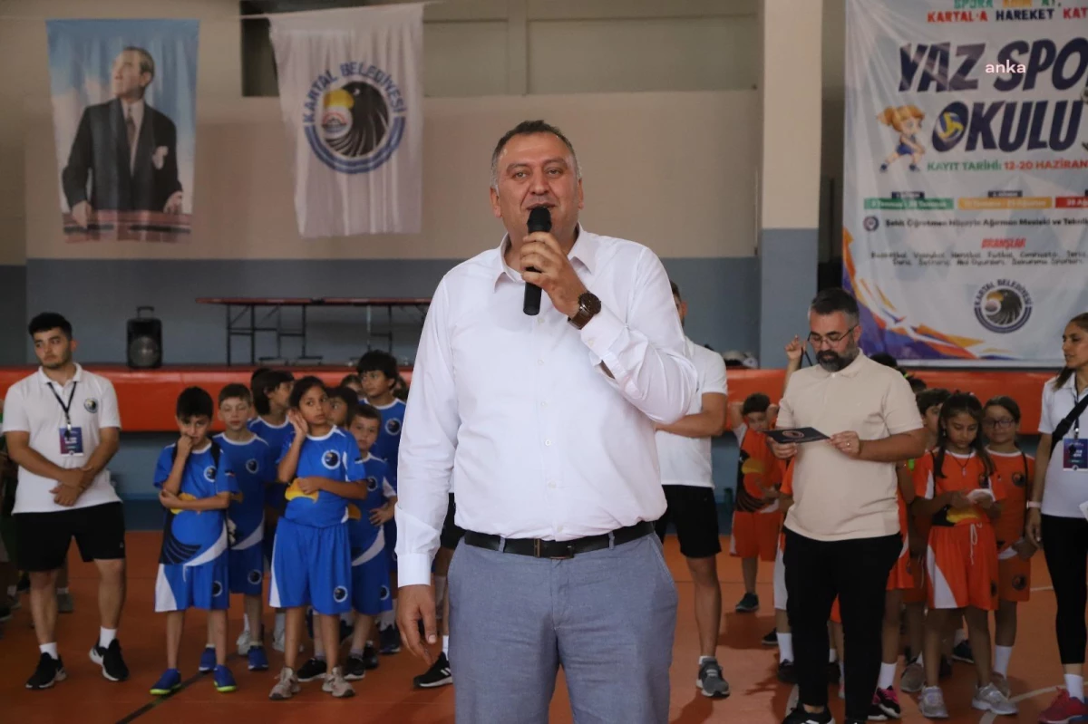 Kartal Belediyesi Ücretsiz Yaz Spor Okulu Mezunlarını Verdi