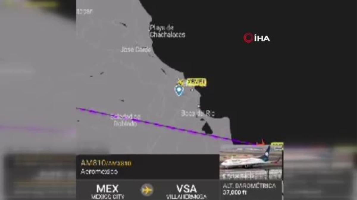 Meksika\'da uçak denize düştü: 3 kişi kayıp