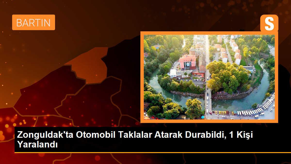 Çaycuma\'da araç taklalar atarak durabildi, 1 kişi yaralandı