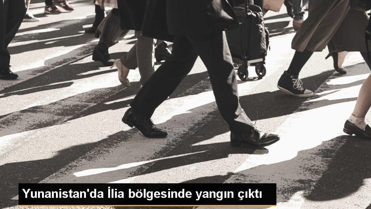 Yunanistan\'ın İlia bölgesinde yeni bir yangın çıktı
