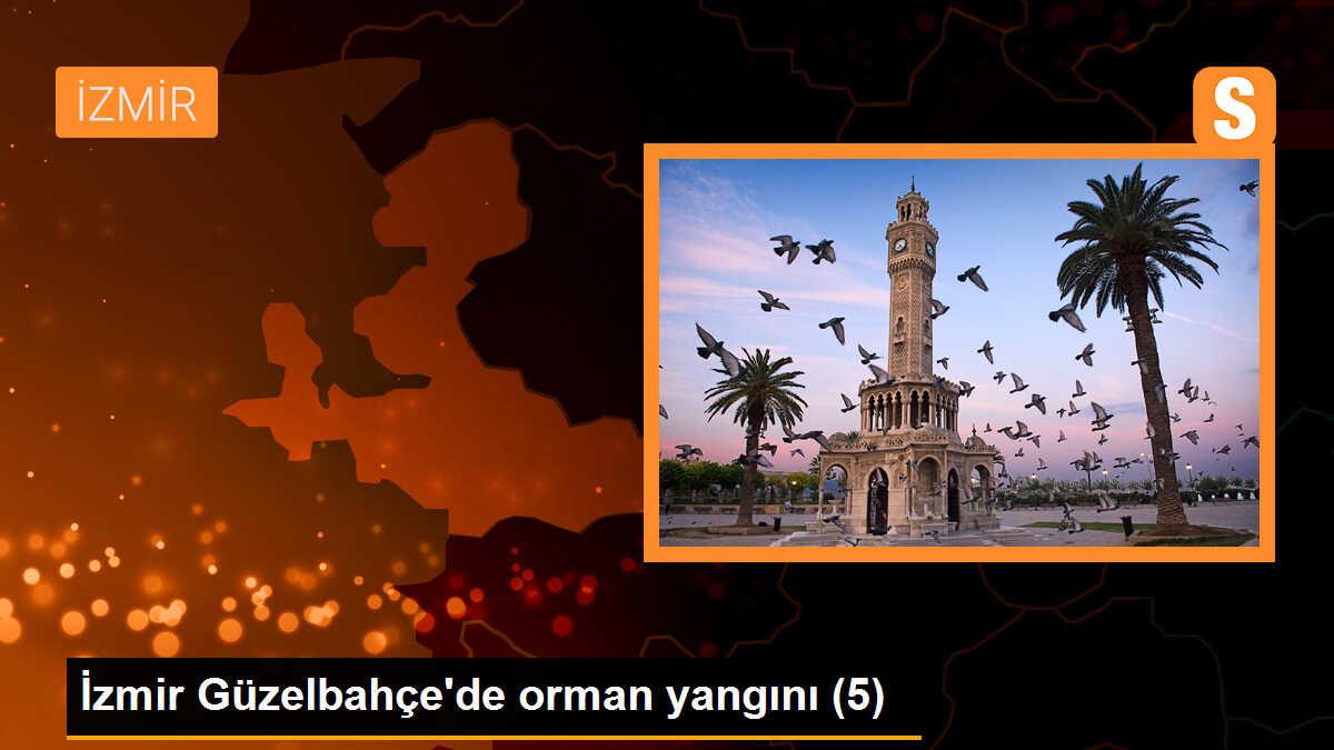 İzmir Güzelbahçe\'de orman yangını (5)