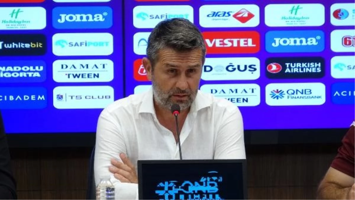 Trabzonspor Teknik Direktörü Bjelica: Bize hala önümüzde bir yol olduğunu gösteren bir maç oldu