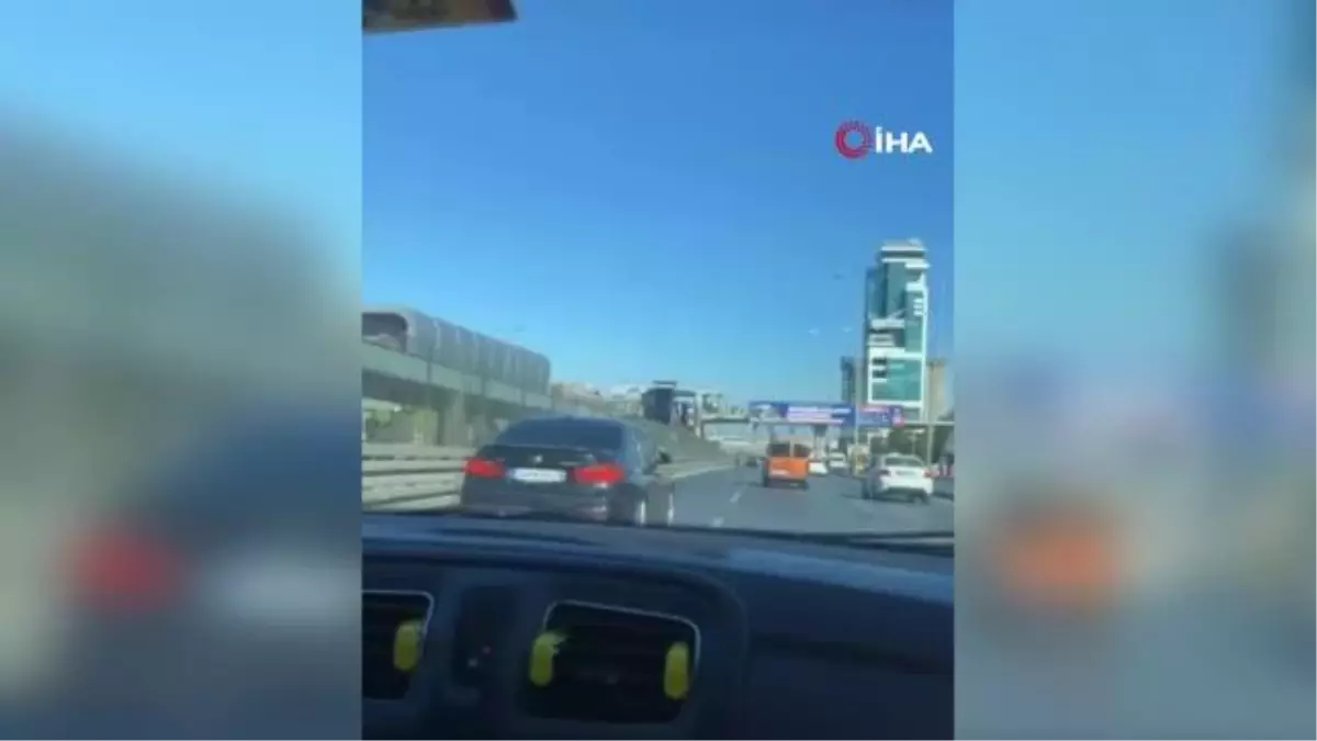 Beylikdüzü\'nde trafiği tehlikeye atarak seyreden sürücüye ceza yağdı