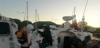 Yunan unsurlarınca geri itilen 45 göçmen kurtarıldı