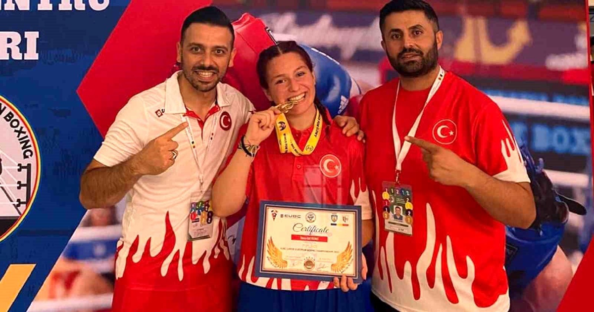 Kırşehirli Milli Sporcu Yoncagül Yılmaz, Avrupa Şampiyonu Oldu