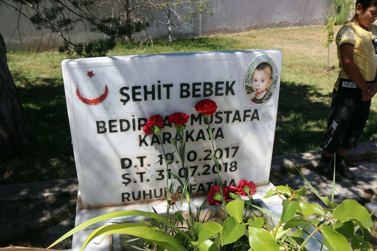 Şehit Nurcan Karakaya ve bebeği Bedirhan Mustafa anıldı