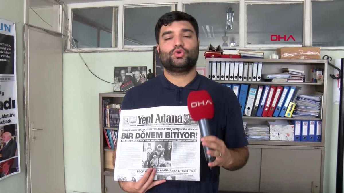 105 Yıllık Yeni Adana Gazetesi Okurlarına Veda Etti