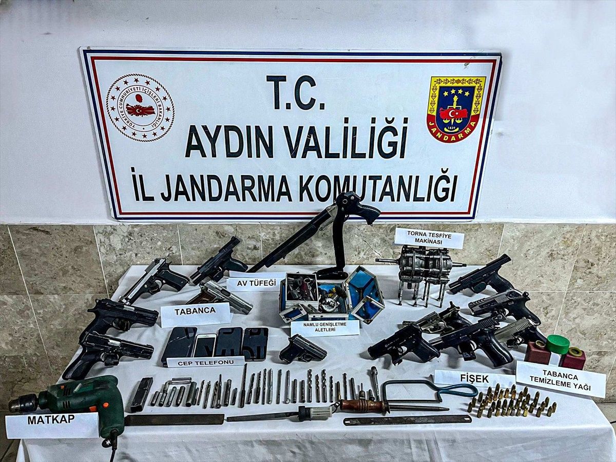 Nazilli\'de silah kaçakçılığı operasyonunda tutuklama