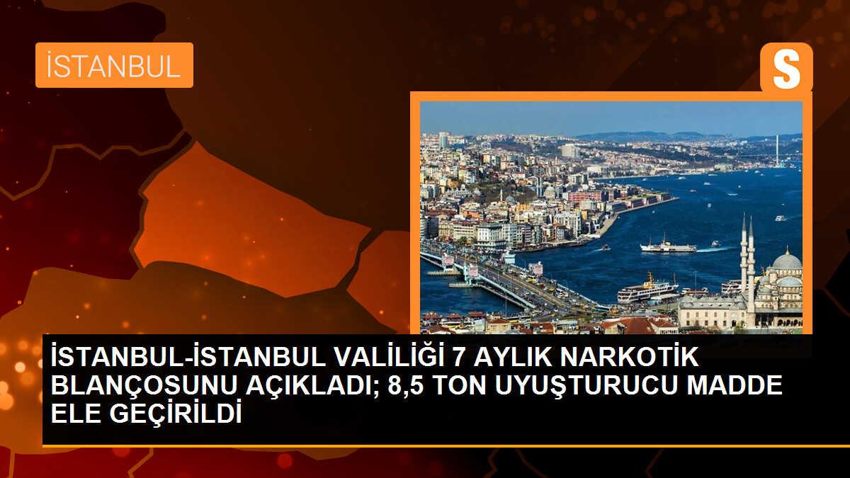 İstanbul\'da 24 Bin 539 Narkotik Operasyonunda 8,5 Ton Uyuşturucu Ele Geçirildi