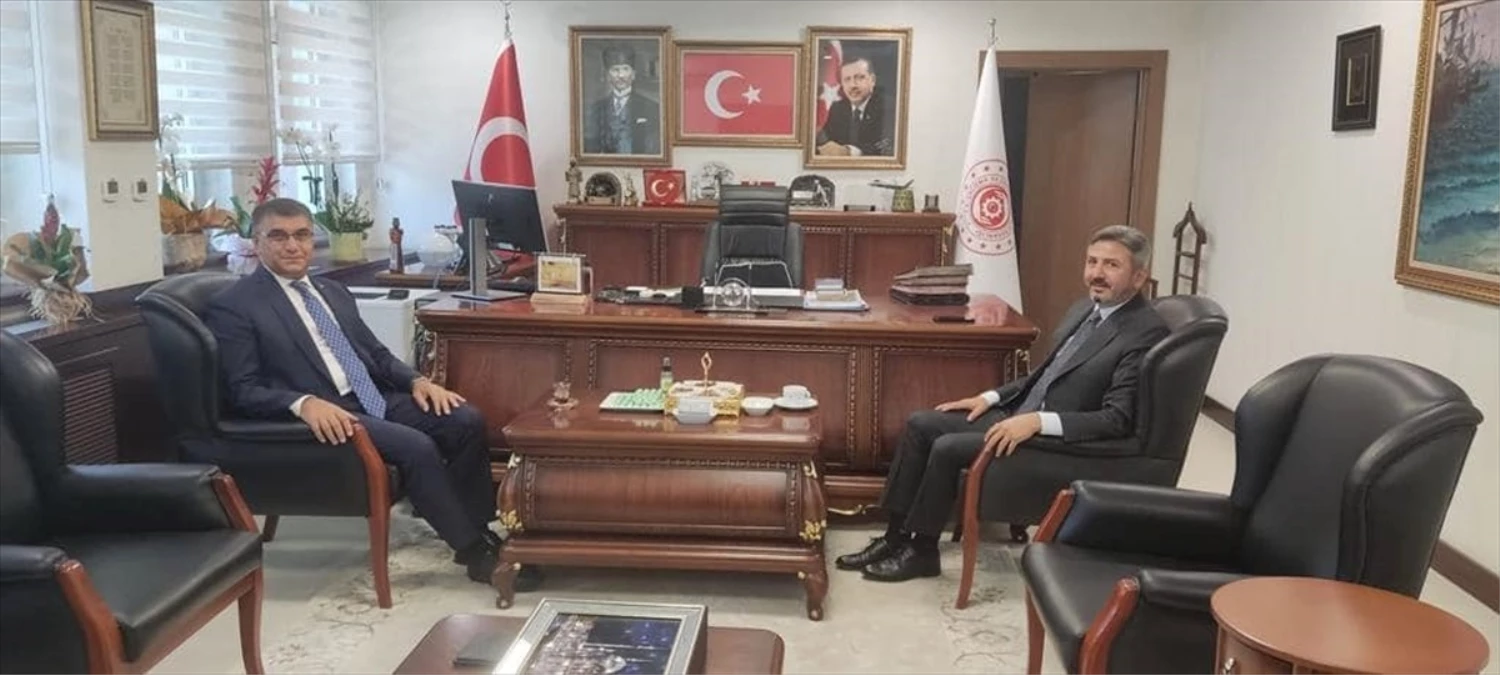 Karabük Valisi Ankara\'da ziyaretlerde bulundu