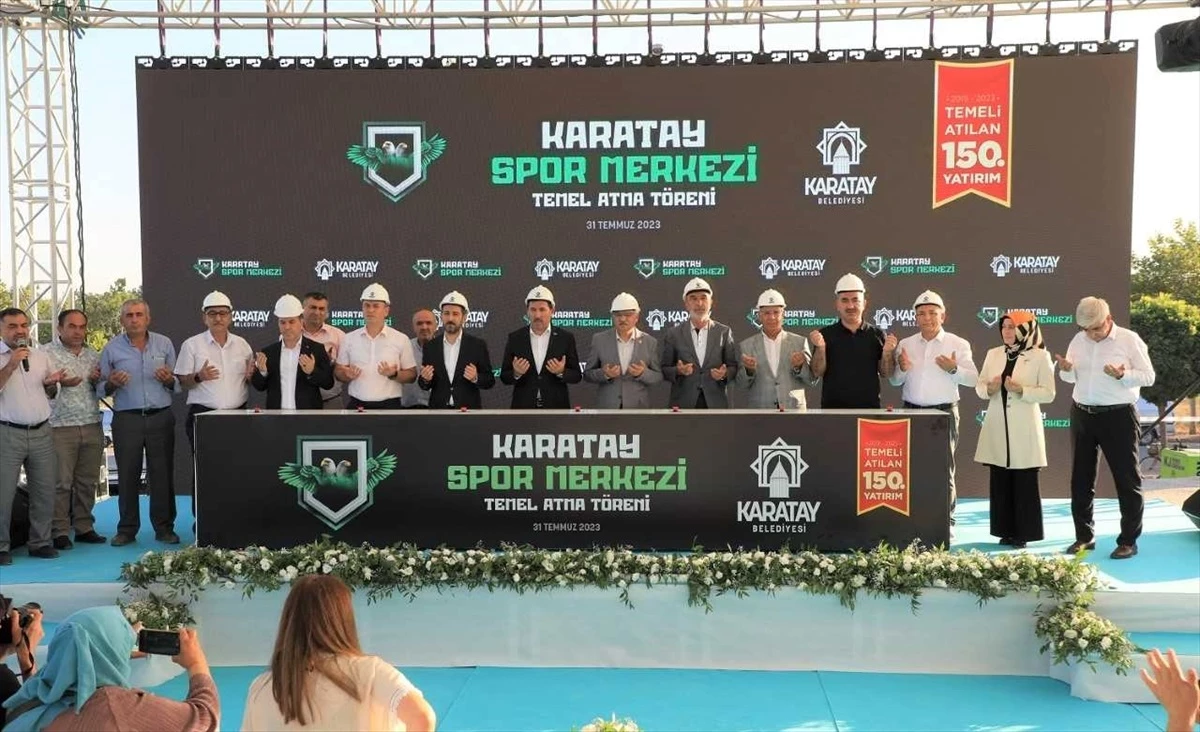 Karatay Belediyesi, Karatay Spor Merkezi\'nin temelini attı