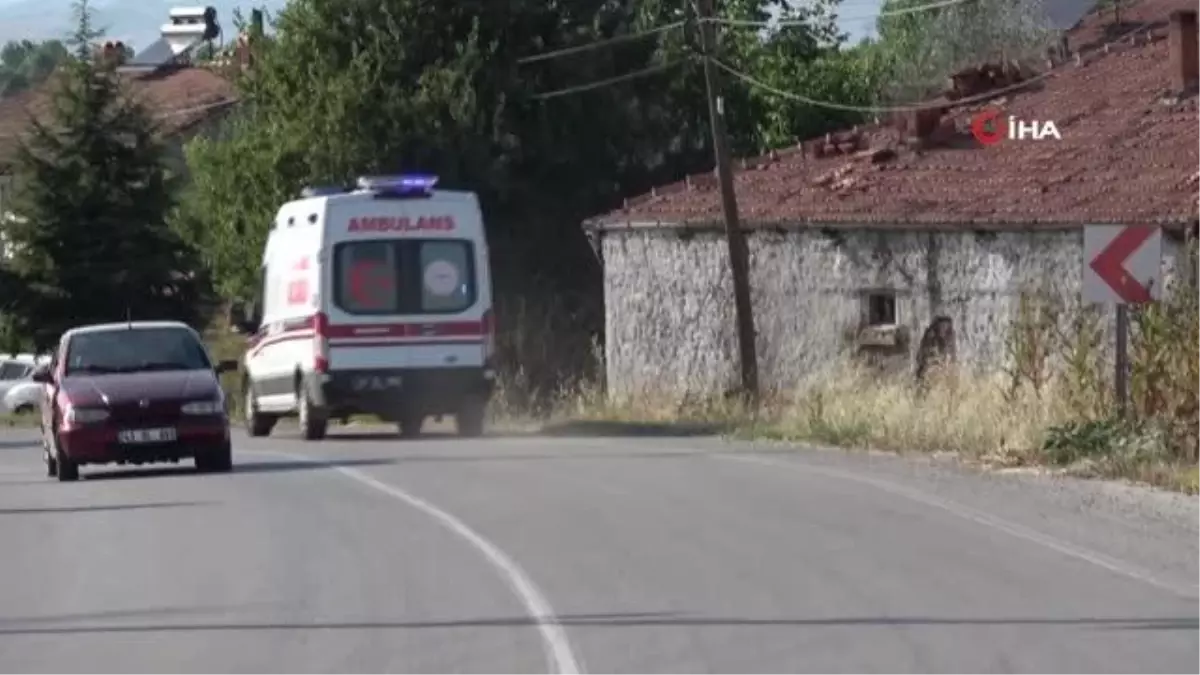 Kontrolden çıkan otomobil trafik levhasına çarpıp tarlaya uçtu: 2 yaralı