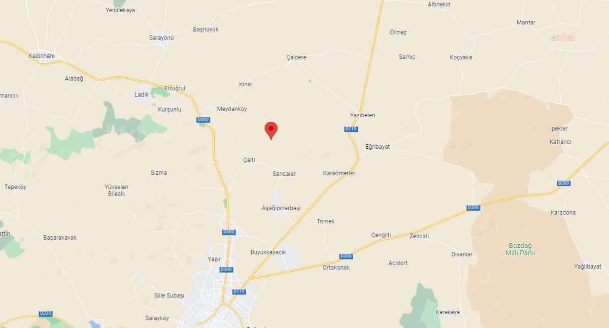 Konya Selçuklu\'da 5 Büyüklüğünde Deprem Oldu