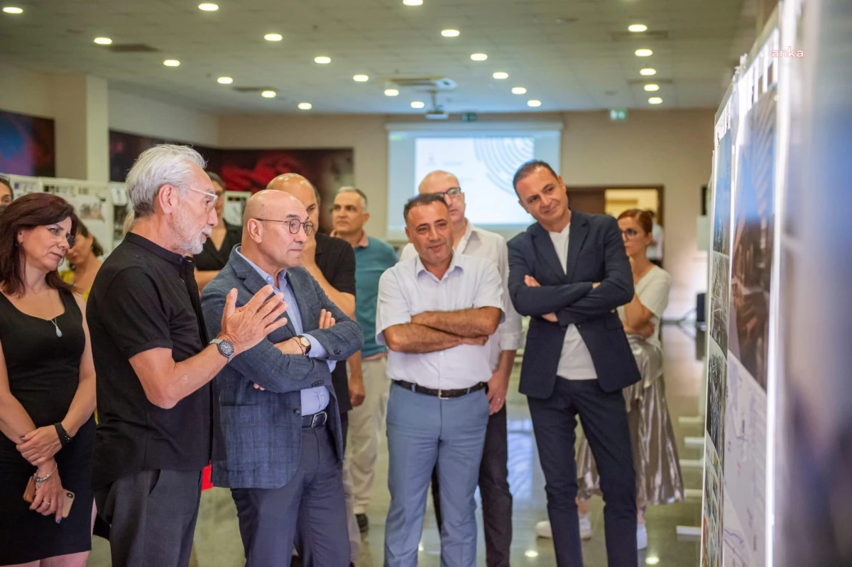 İzmir Büyükşehir Belediye Başkanı Tunç Soyer, Türkiye\'nin İlk Sürdürülebilirlik Merkezi İçin Yapılan Proje Yarışmasında İkinci Tura Kalan 8 Projeyi İnceledi