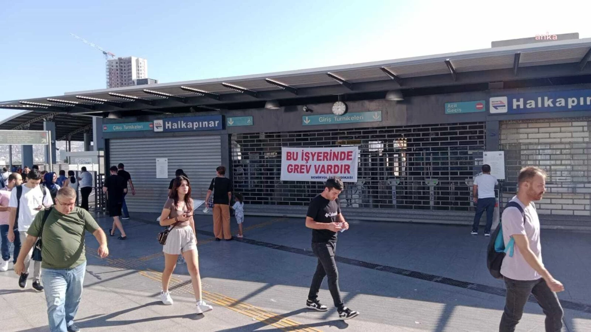 İzmir Metro ve Tramvay İşçilerinin Grevi Sonlandı