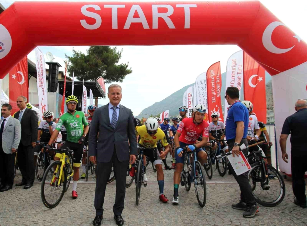 100. Yıl Cumhuriyet Bisiklet Turu Amasya-Samsun etabına ulaştı