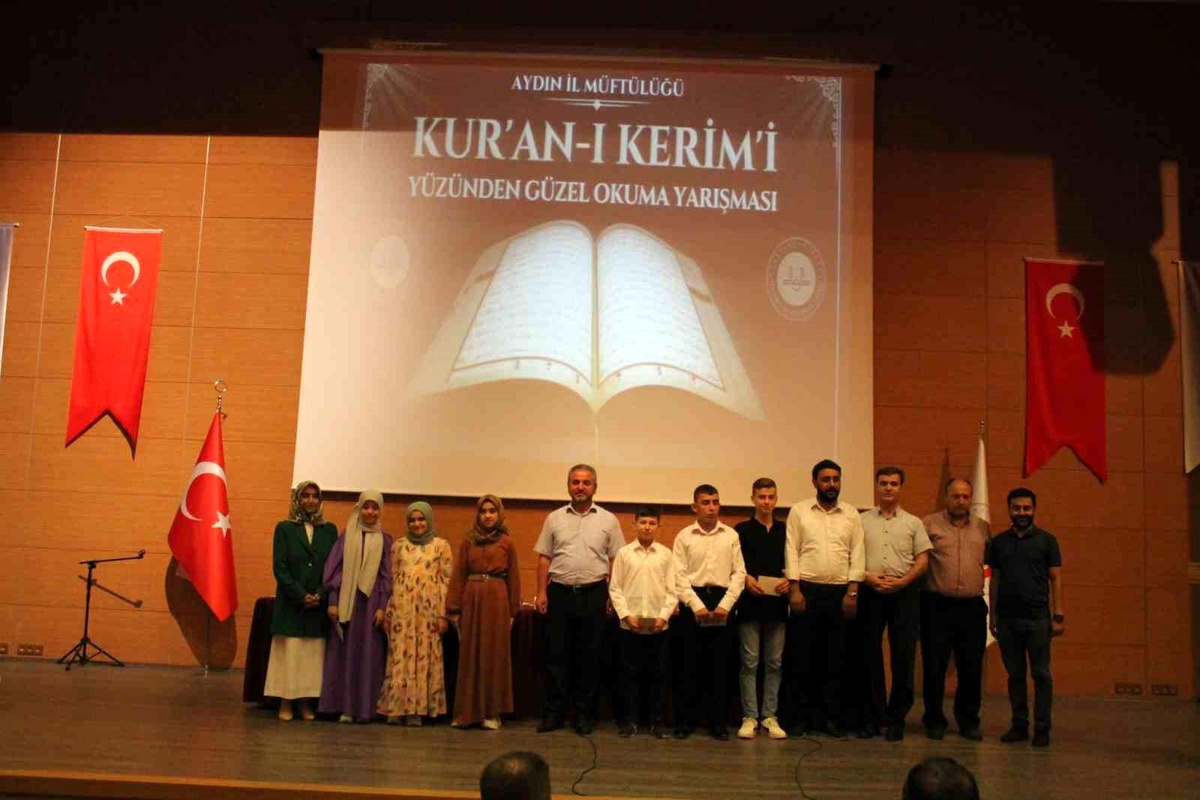 Aydın\'da Kur\'an-ı Kerim\'i Güzel Okuma Yarışması İl Birincileri Belli Oldu