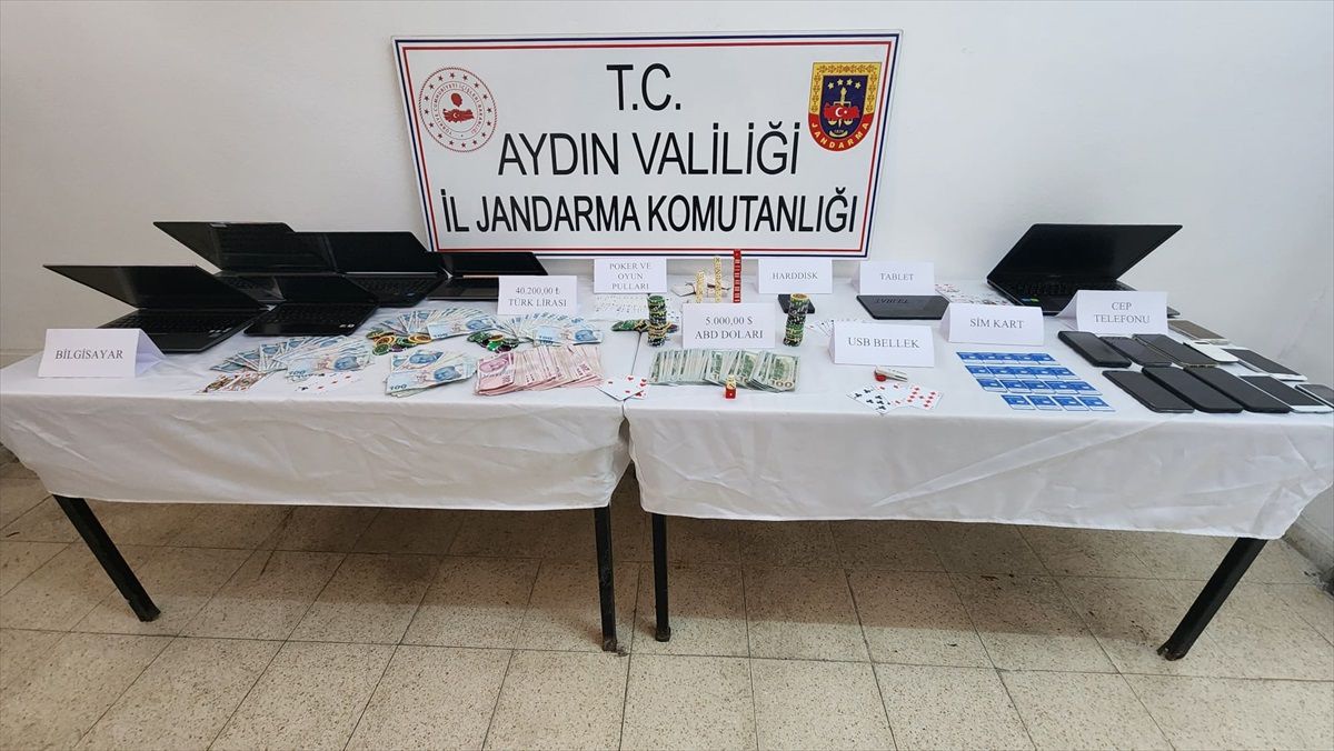 Aydın\'da Yasa Dışı Bahis Operasyonu: 8 Şüpheli Gözaltına Alındı