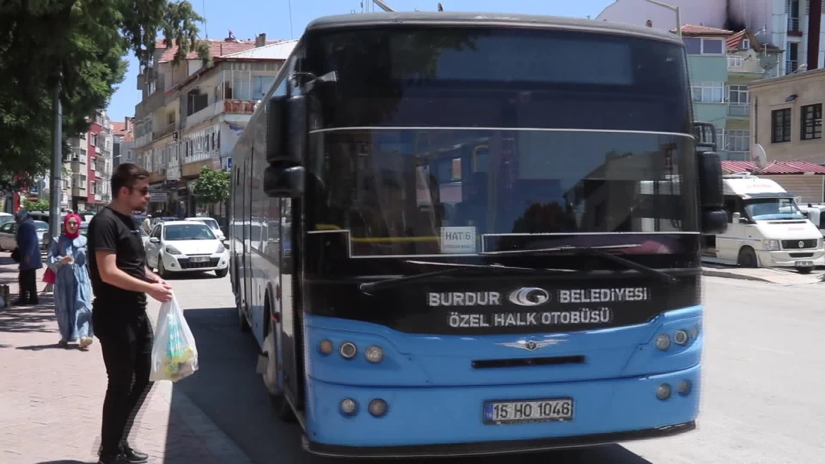 Burdur\'da Halk Otobüsü Ücretleri Zamlandı